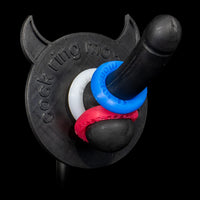 Anel de pênis com três cores para elevar sua performance com estilo