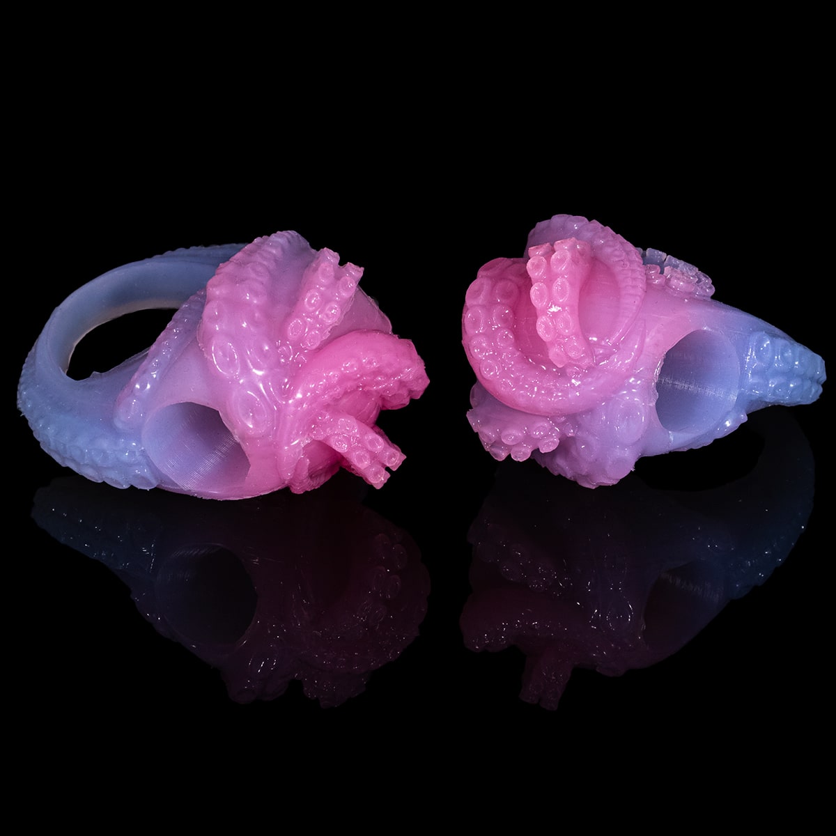 Anel Peniano com Vibrador Casal Kraken