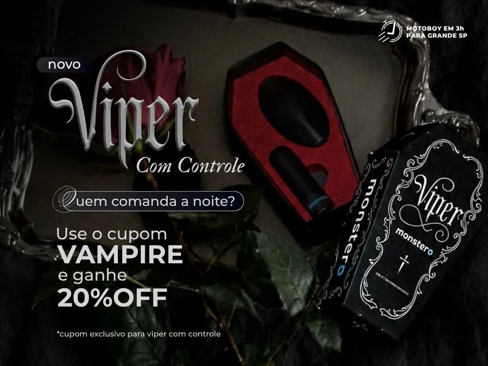 Banner Dia dos namorados Vibrador com controle Bullet Viper MonsterD