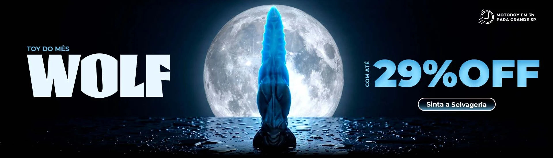 Banner toy do mês dildo wolf