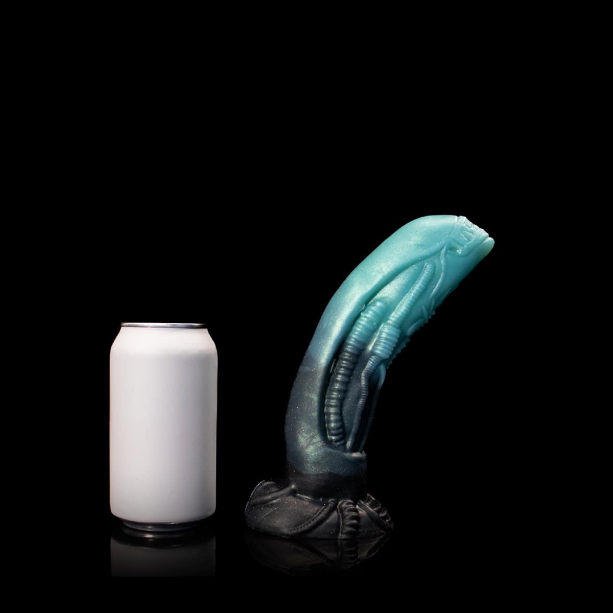 Dildo D-Alien tamanho médio texturizado