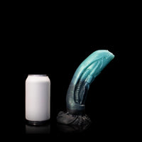 Dildo D-Alien tamanho médio texturizado