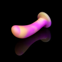 Dildo Strapon Spring da Monster D com curvatura suave e encaixe para vibrador Bullet Viper