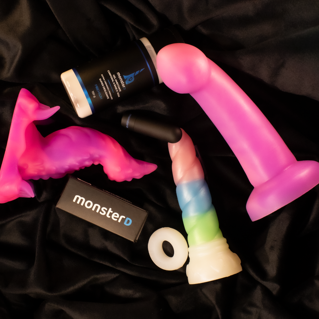 Kit erótico iniciante com vibrador MonsterD