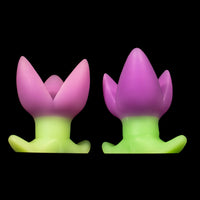 Plug anal grande com design de flor exótica: Monster D transforma seu desejo em obra de arte