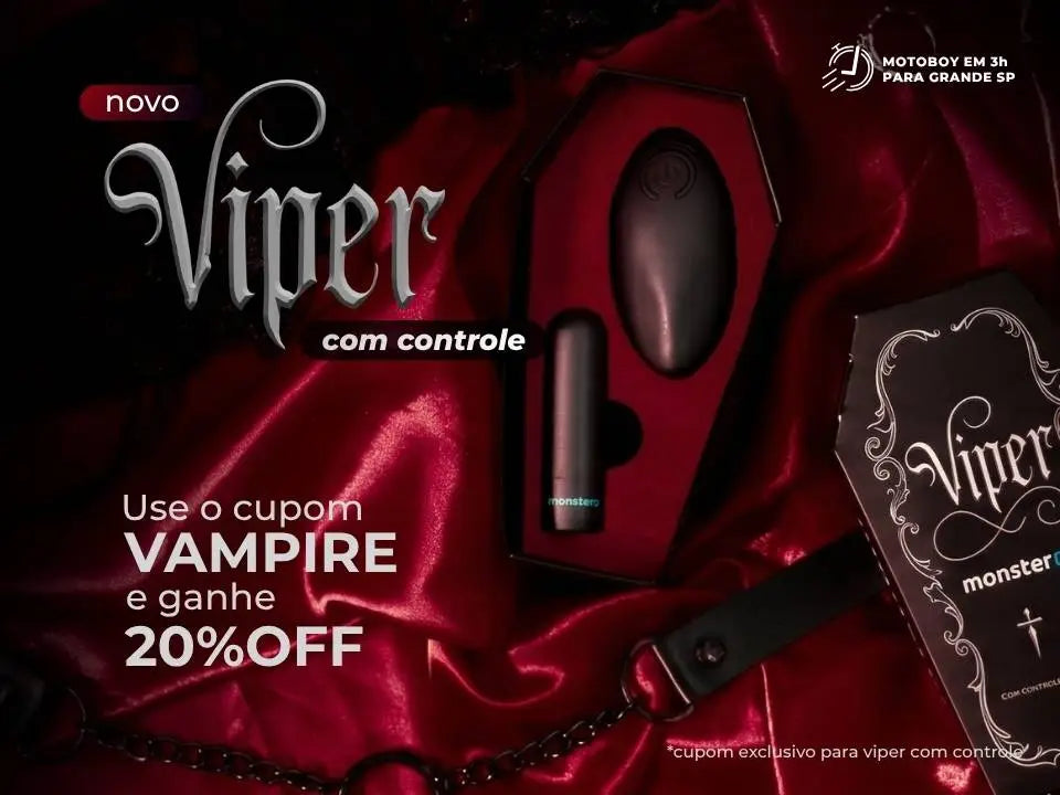 BANNER MOBILE Vibrador com controle bullet viper